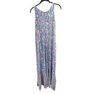 Lilly Pulitzer for Target for Girls Colorful Sleeveless Maxi Dress Size XL